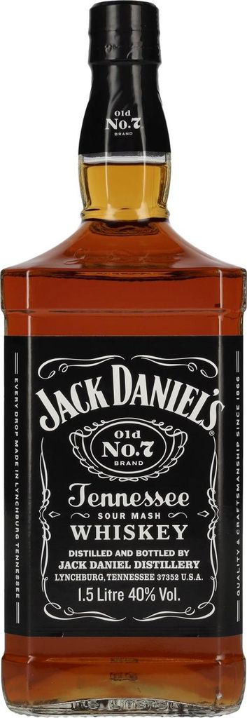 Jack Daniel's Tennessee Whiskey 40% Vol. 1,5l Image du produit 