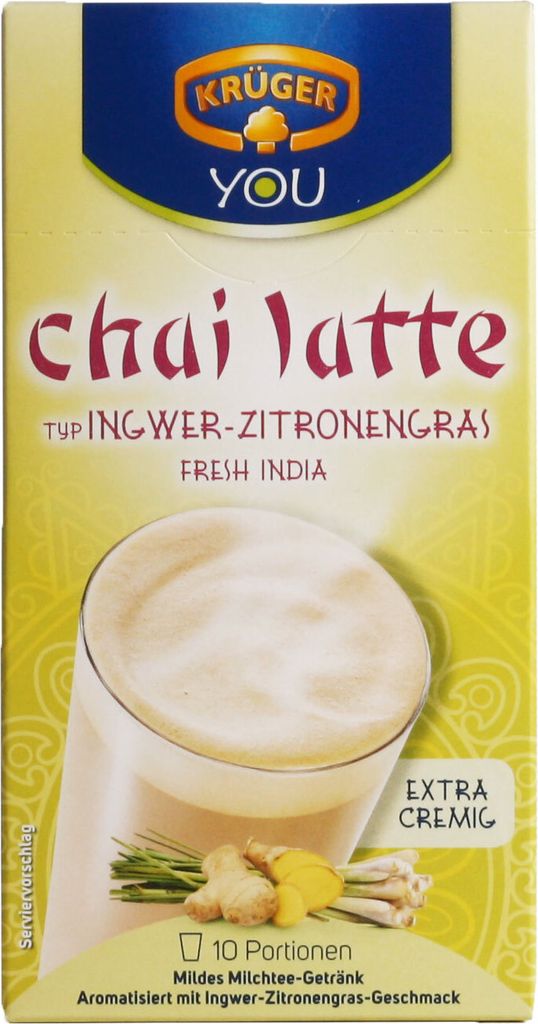 Krüger You Chai Latte Typ Ingwer-Zitronengras Fresh India Produktbild 3