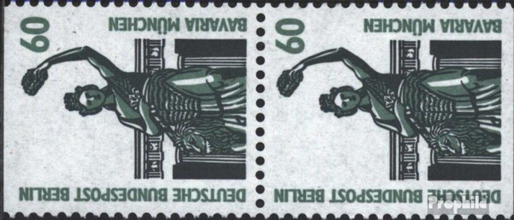 Briefmarken Berlin (West) 1987 Mi 795C/D senkrechtes Paar gestempelt Sehenswürdigkeiten