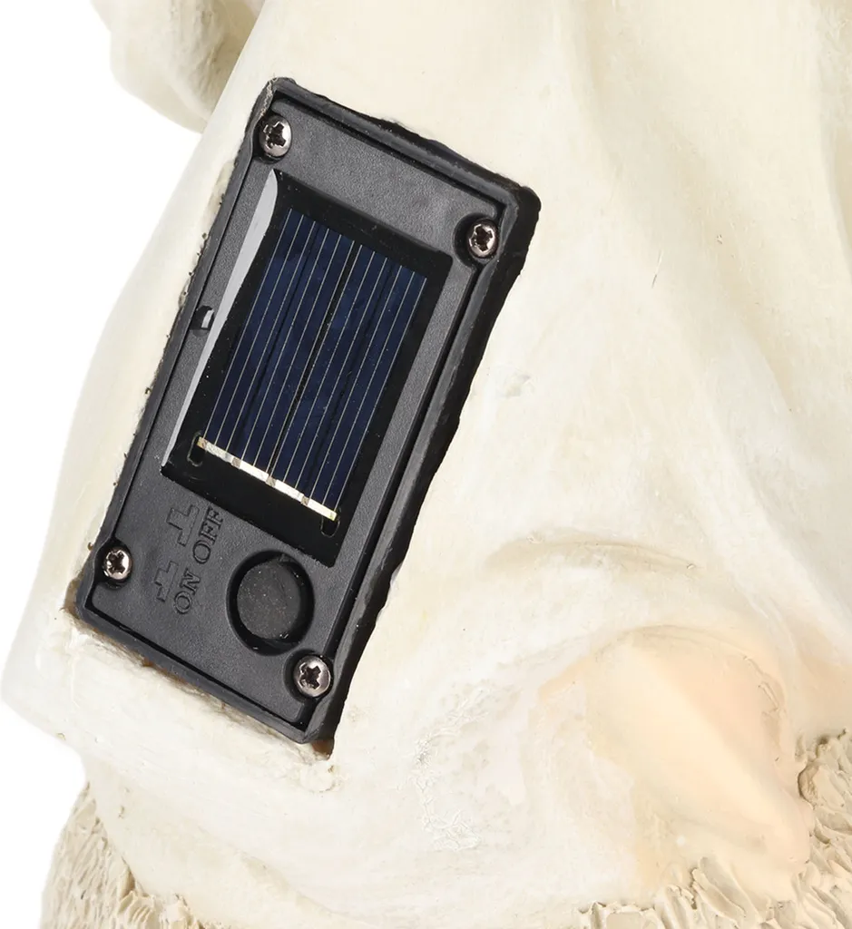 Ange de Jardin Solaire en Résine Haute Qualité avec Éclairage à LED