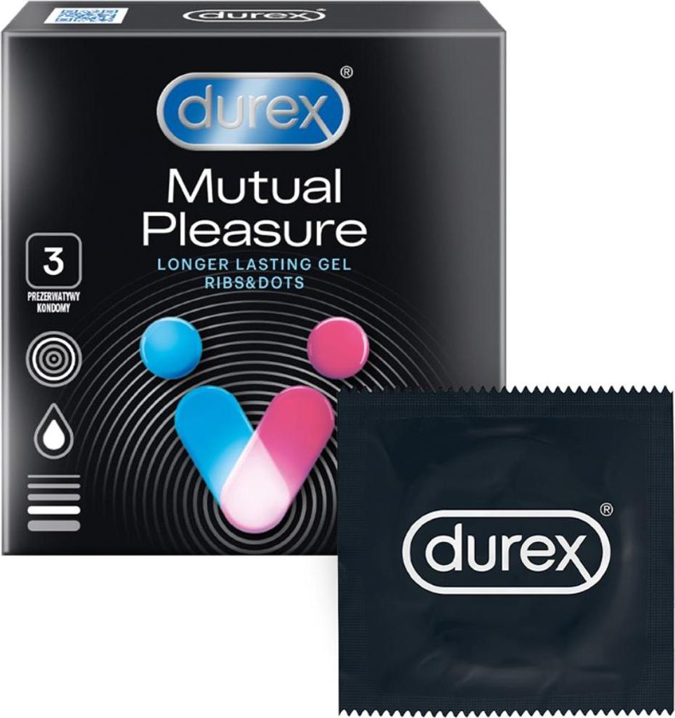 Durex Mutual Pleasure kondomy 3 ks Image du produit 