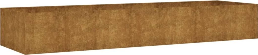 vidaXL Lit surélevé 280x80x40 cm acier corten Image du produit 