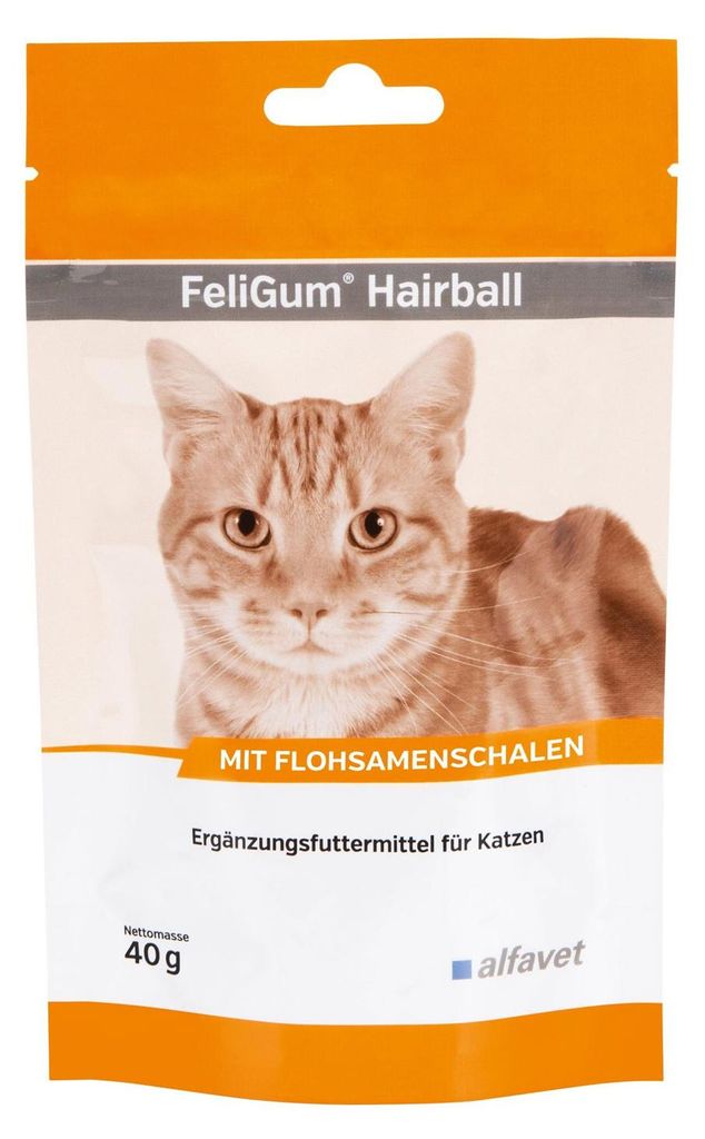 Alfavet FeliGum Hairball 40 g | Kaudrops für Katzen | Produktbild 