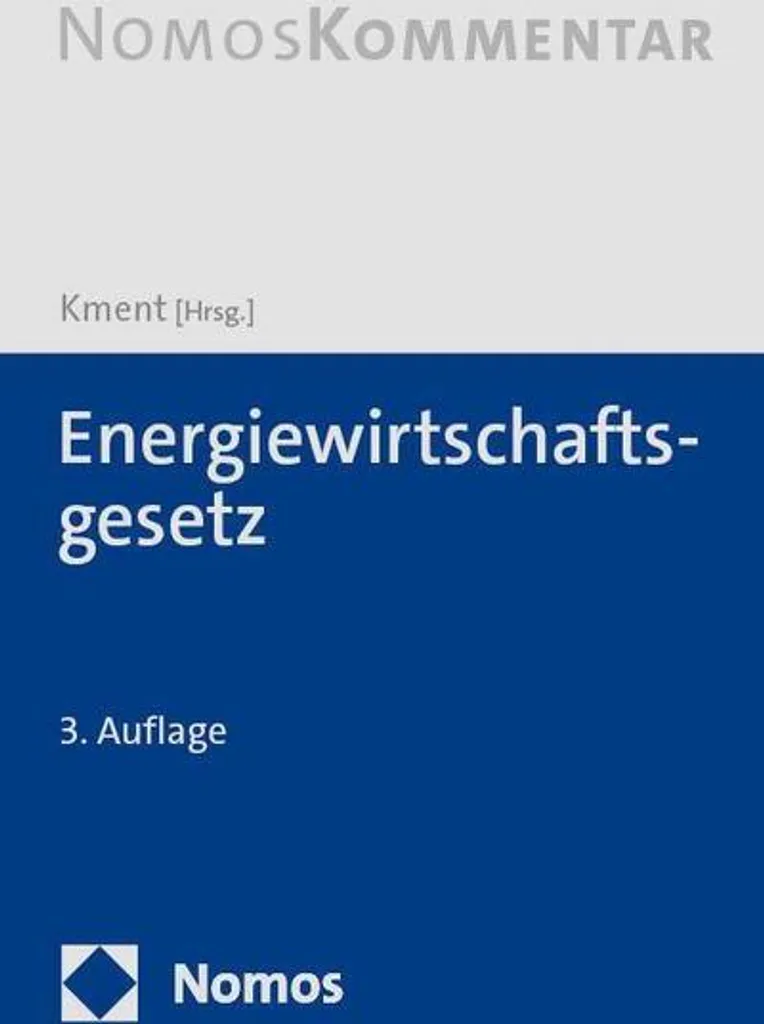 Loi sur l'énergie EnWG : Texte intégral de la législation énergétique