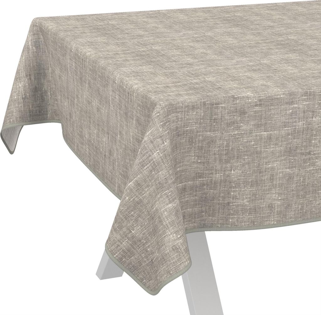 Tischdecke Melliert Grau 100x140cm Band