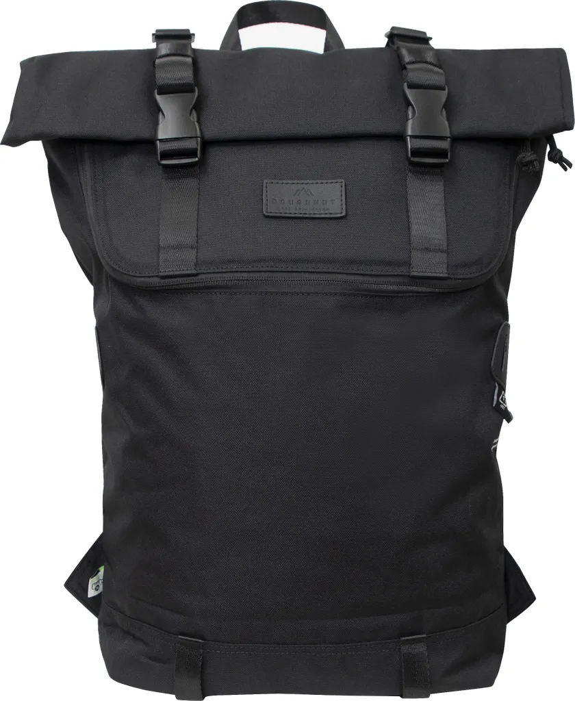 Reborn Black Series 18 - Sac à Dos Rolltop 15 Pouces Noir Multi-usages