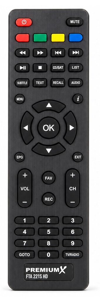 PremiumX Original Fernbedienung für PremiumX HD 221S FTA Produktbild 