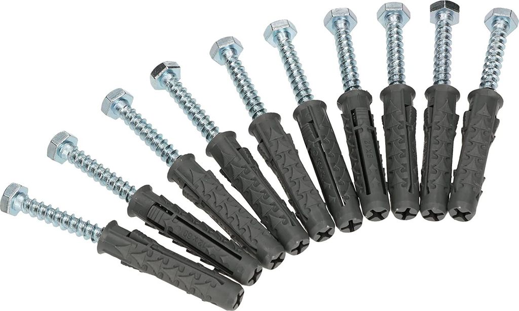 KOTARBAU® Universaldübel mit Hexkopfschraube Satz 10 Stk. Produktbild 