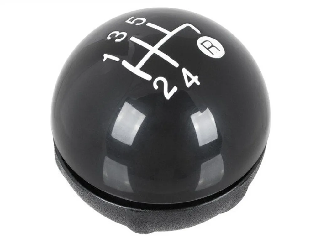 Pommeau levier de vitesse 5 rapports ergonomique noir pour Fiat 500C