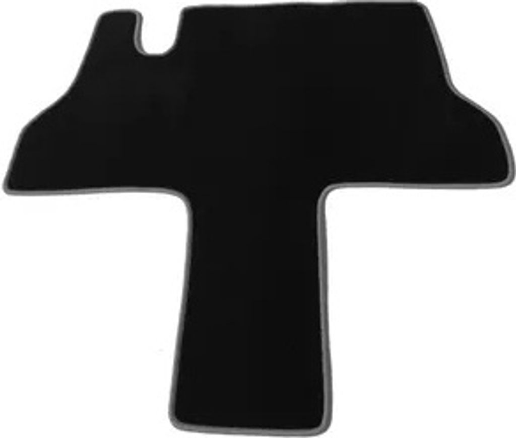 Mertex Automatte Autoteppich kompatibel mit Ducato J5 C25 280/290 Bj. 1981 - 1994 (Classic schwarz, silber)