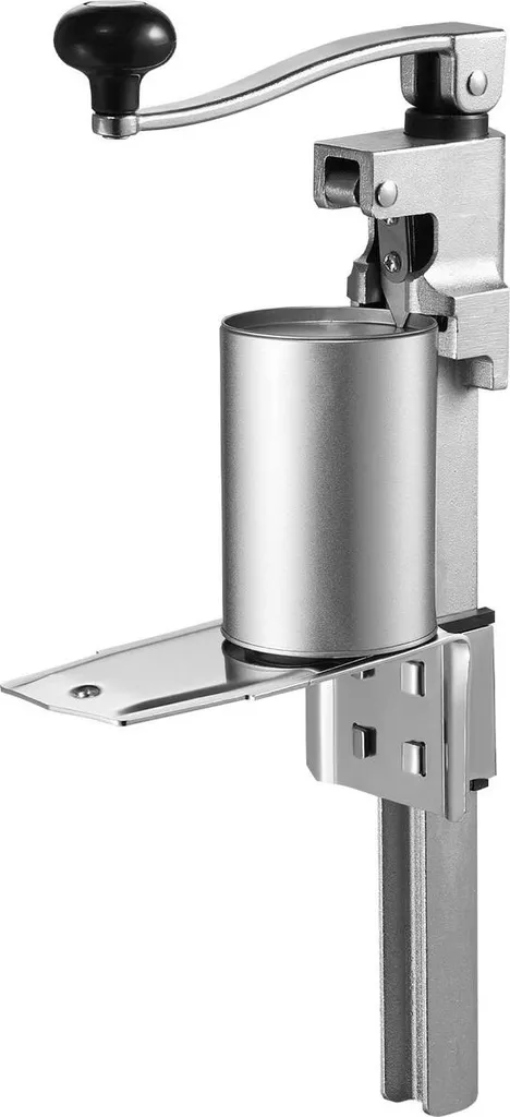Ouvre-boîte industriel avec socle pour grandes conserves de 30 cm