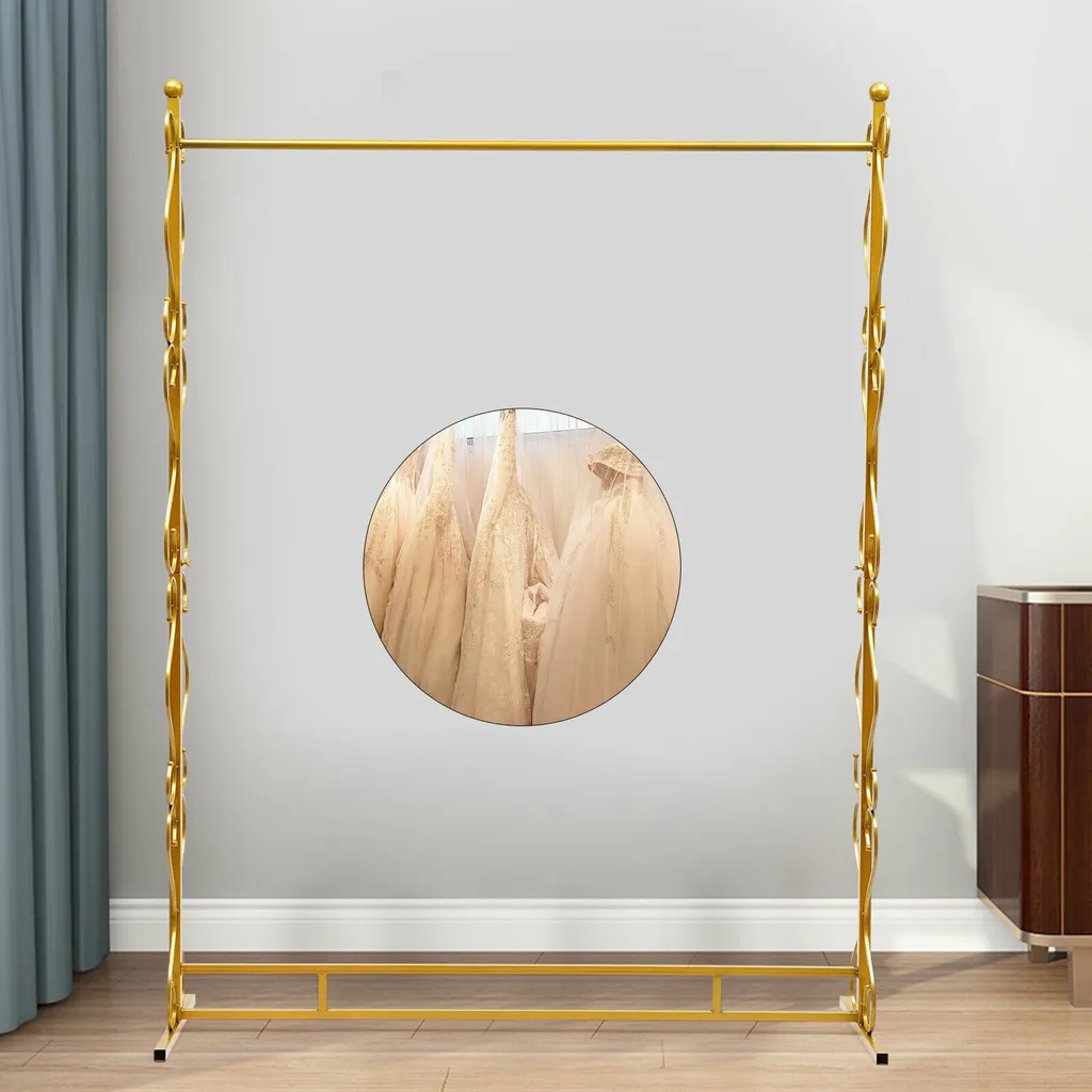 Arche de mariage en métal or 205cm pour décoration florale événement