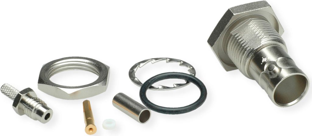 TELEGÄRTNER BNC-Kabeleinbaubuchse 75 Ohm, für RG179 crimp