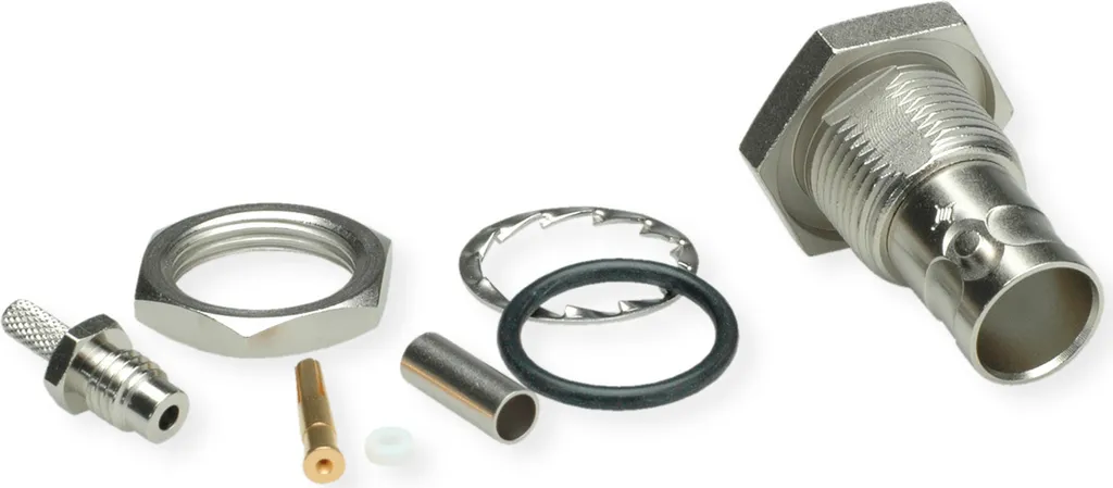 Prise de Câble BNC 75 Ohm pour RG179 Sertissage Connecteur Coaxial