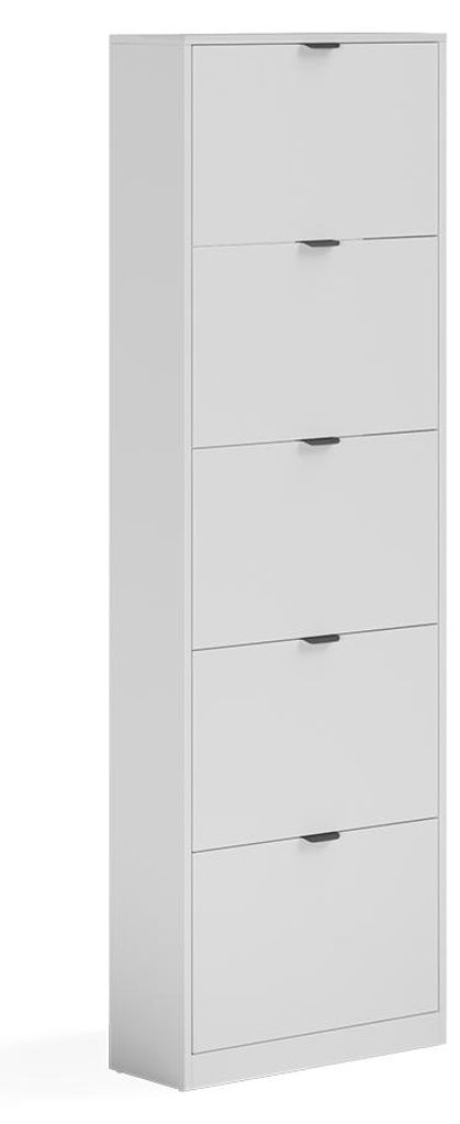 Schuhkipper Vicco Gizmo Weiß 59 x 181.1 cm mit 5 Fächern, Model 59631