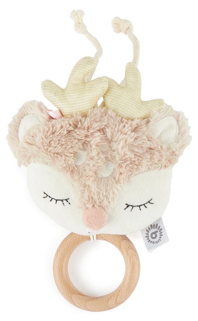 Bieco Mobiel met knuffeldoek voor baby meisjes, hertenella, Productafbeelding 