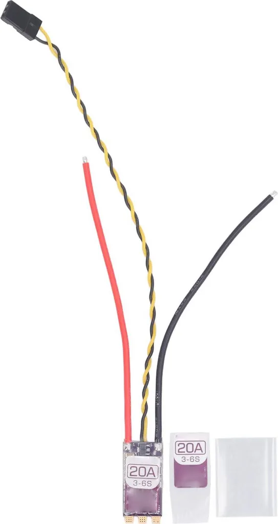 ESC 32-bits Faible Bruit 20A Drone 3-6S avec Support 128k PWM Avancé