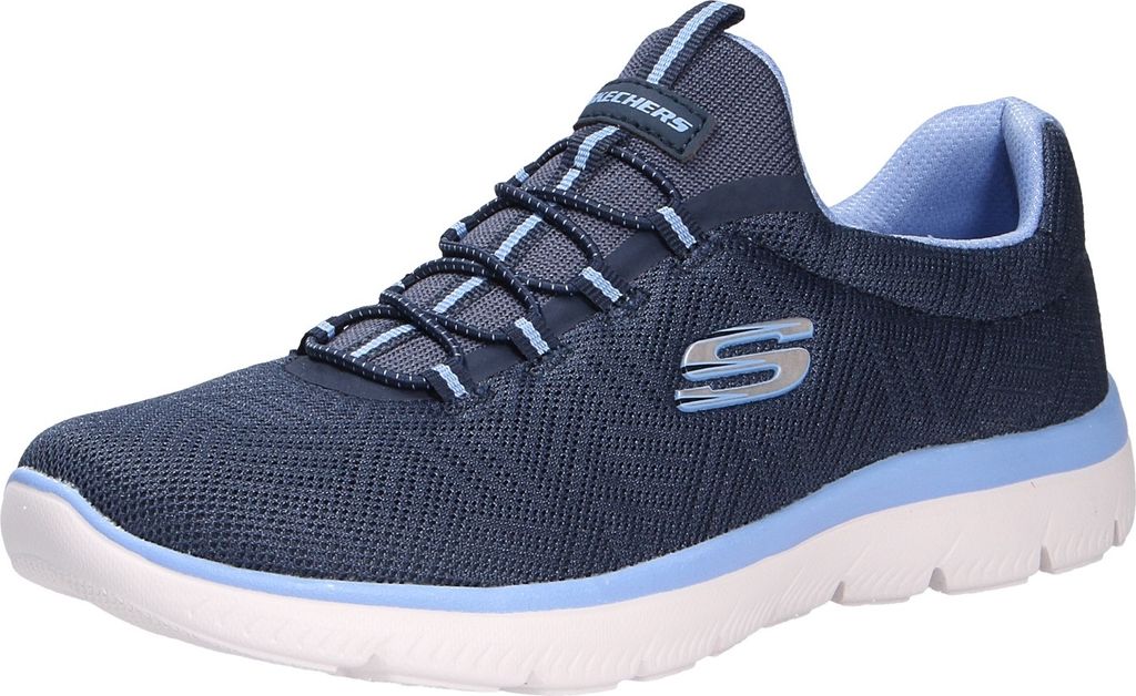 Skechers Sportliche Slipper SUMMITS - ARTISTRY CHIC Damen 736B6563686572735F313530313139 Blau 43 EU