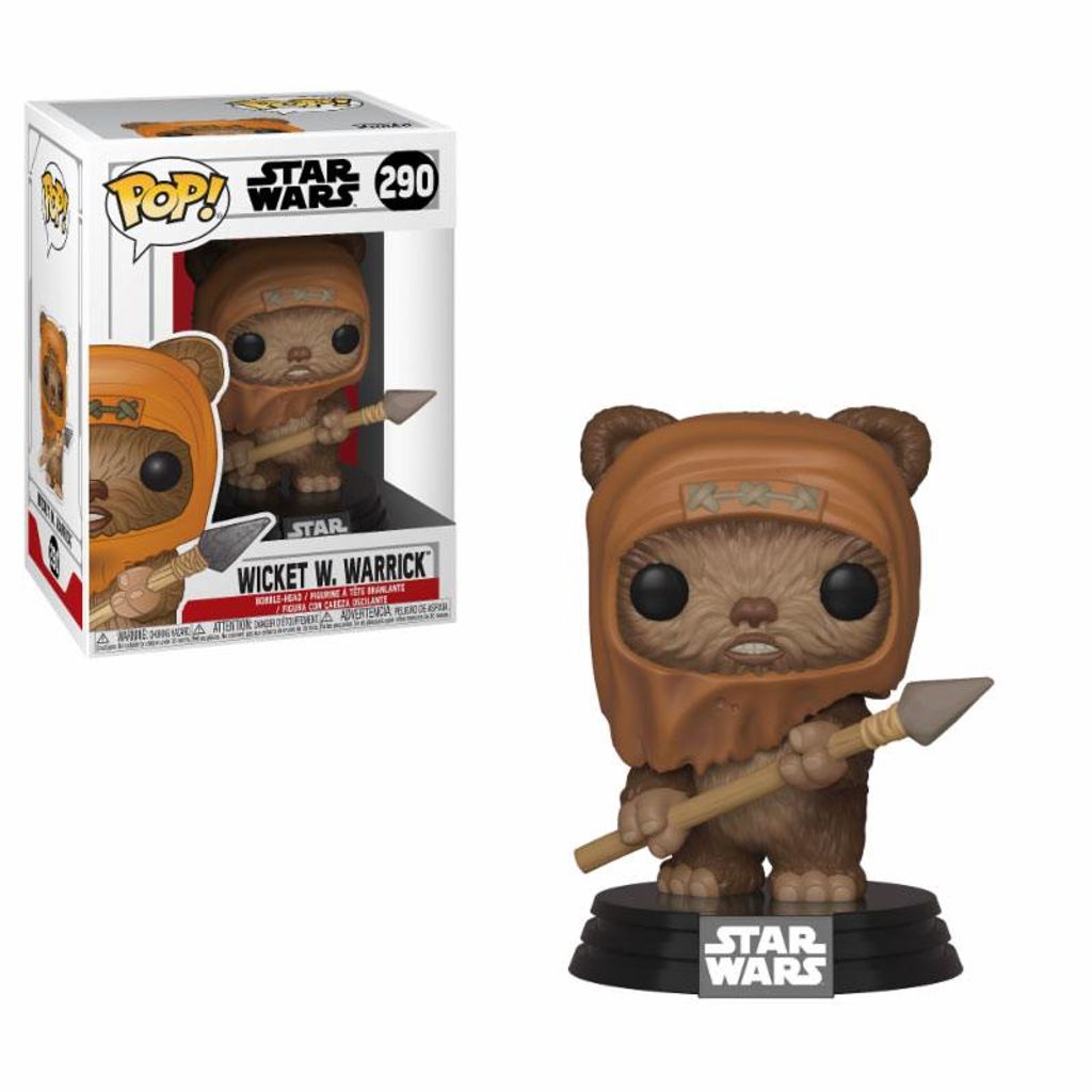 Funko Pop! Star Wars, Wicket W- Warrick, Vinyl Figur, Sammelfigur, 290