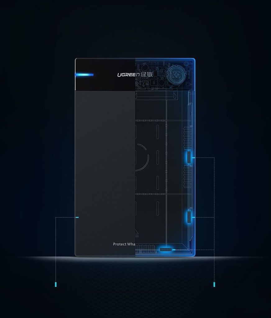UGREEN Externý kryt pevného disku pre 3,5-Zoll-SATA Obrázok produktu 11