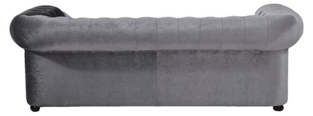 Chesterfield Sofa Couch Polster Stoff Leder Couchen Polster Garnitur 3 Sitzers