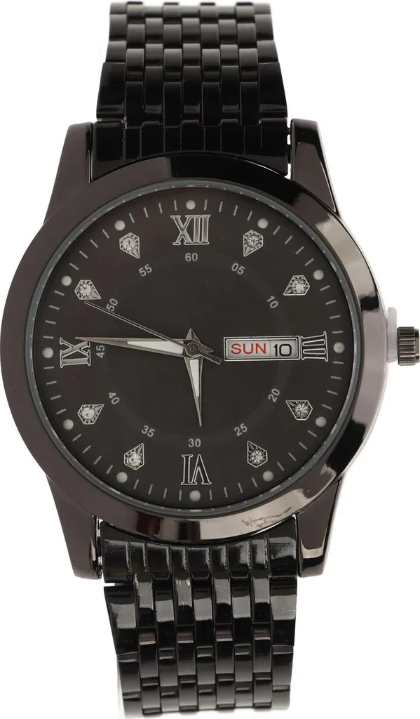 Orologio Uomo Lussuoso Nero: Business Casual Impermeabile con Data