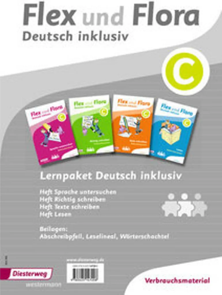 Cahier d'exercices d'Allemand Flex und Flora Paket C pour Inclusion