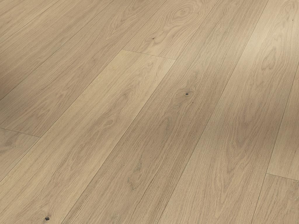 PARADOR Braun 220x18 cm Parkett, Eiche Landhausdiele Classic 3060, 13 mm Stärke, 3 Schicht Klick Parkettboden, lackiert, mit Automatic Click Syste...