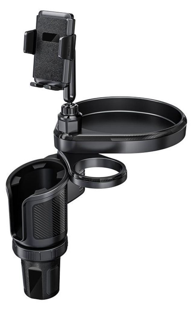 INF 4in1 Auto-Becherhalter 360 Grad Handyhalterung ABS 35.3x8.6x19.5cm