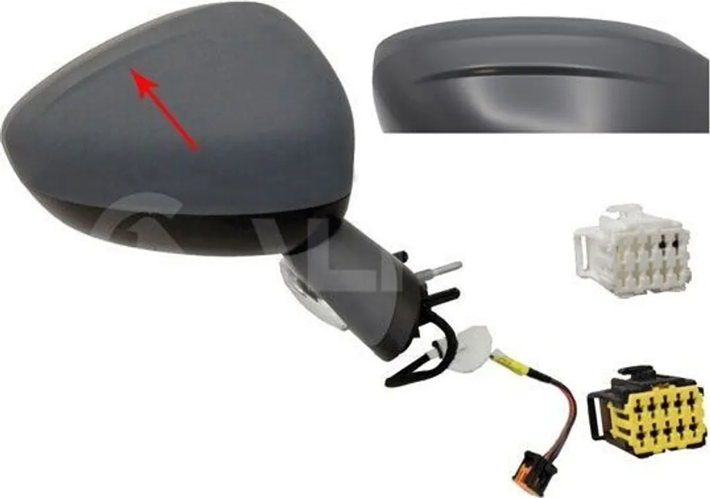 Rétroviseur droit ALKAR 6150863 pour DS4 NX - Pièce OE RP982280161T