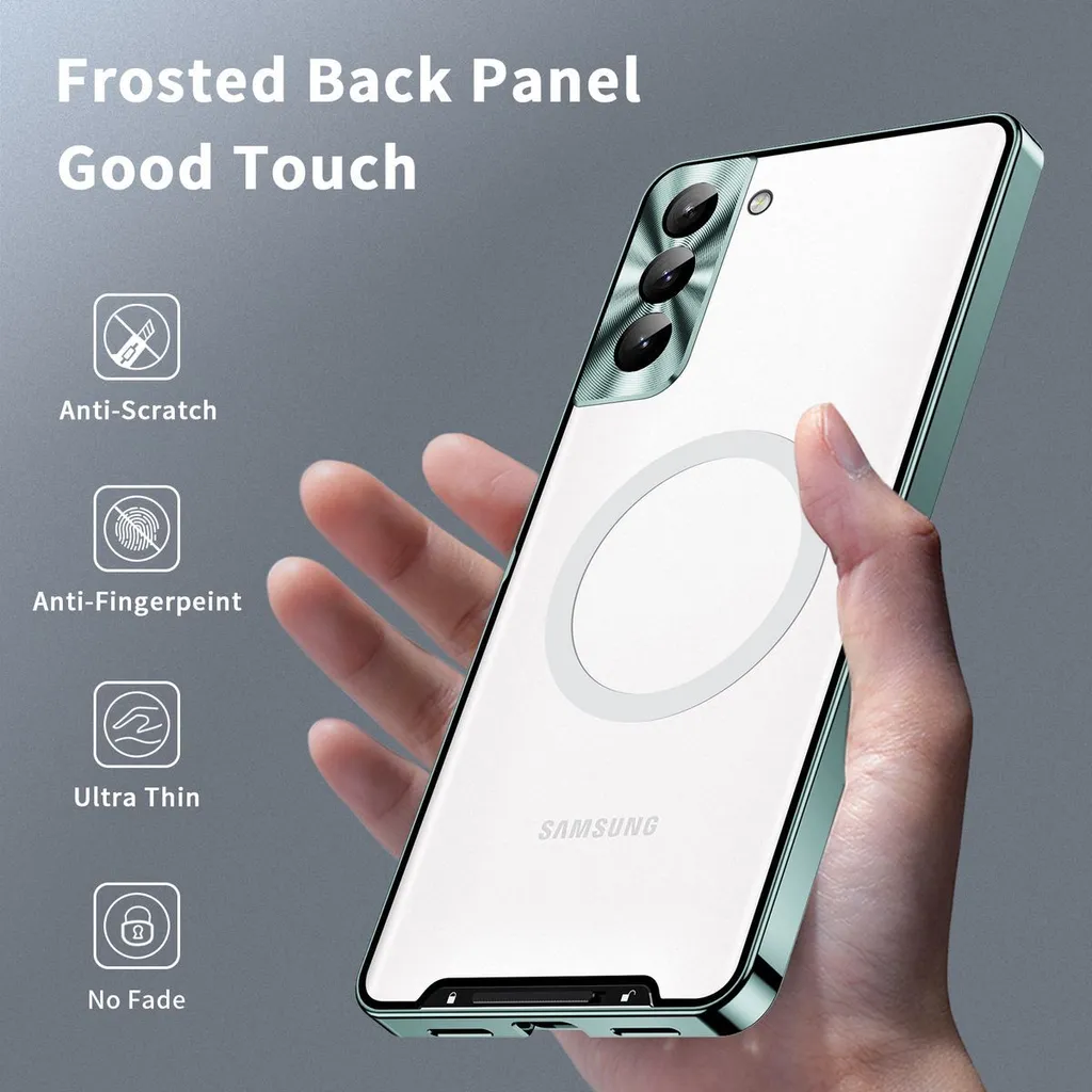 WEFOR Custodia Galaxy S21+ 5G Con Anello E Copriobiettivo – CamShield Armor, Antiurto, PC+TPU, Colore Blu