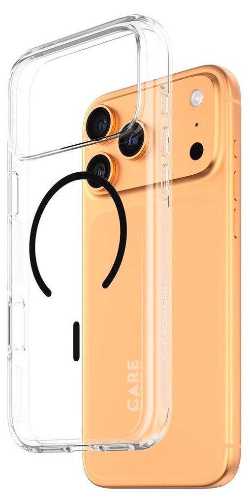 PanzerGlass CARE by Flagship Case Transparent Urban Explorer m. Schwarz MagSafe iPhone 17 Pro Max