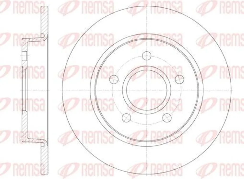 Disque de frein sans vibrations pour Ford Focus C-Max OE 1223540