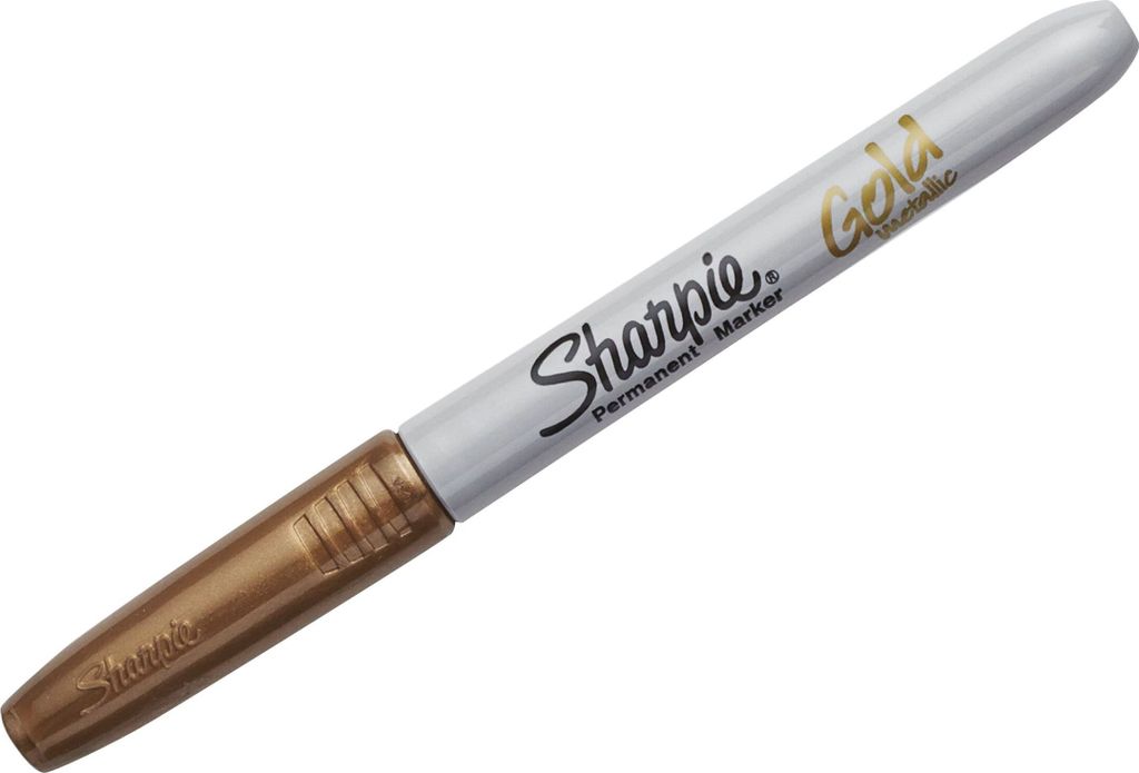 Sharpie 1986003, Złoto, Końcówka cienka, Złoto, Szary, Zdjęcie produktu 
