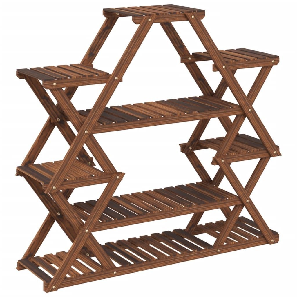 vidaXL Blumenständer 110x25x105 cm Massivholz Tanne Produktbild 