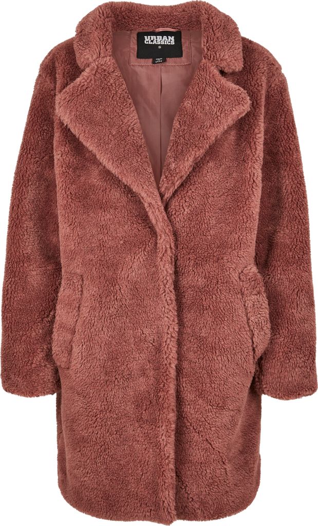 Urban Classics Ladies OVERSIZED SHERPA Mantel rose XS