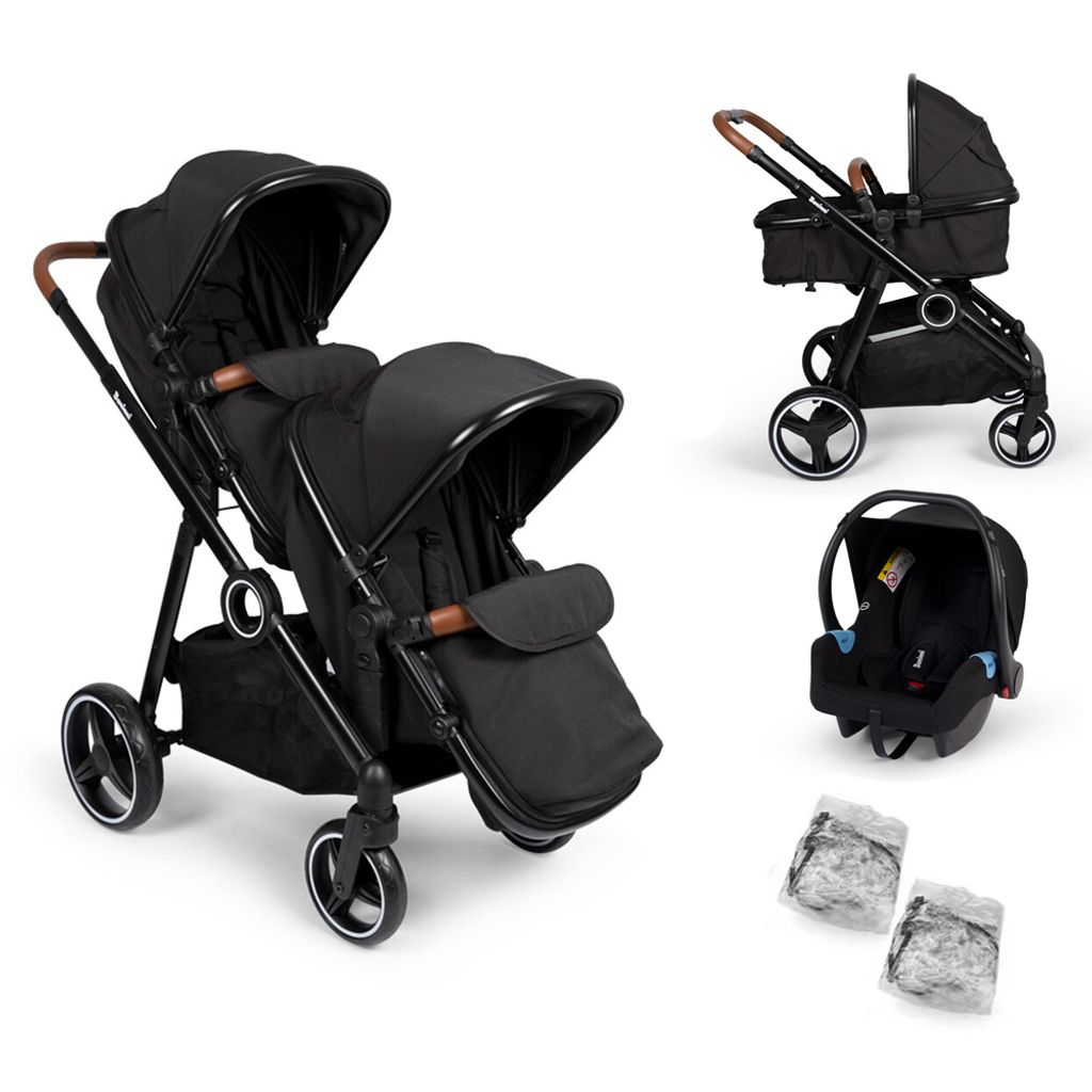 Baninni Poussette 4-en-1 Duo avec siège-auto Luiz Noir Image du produit 