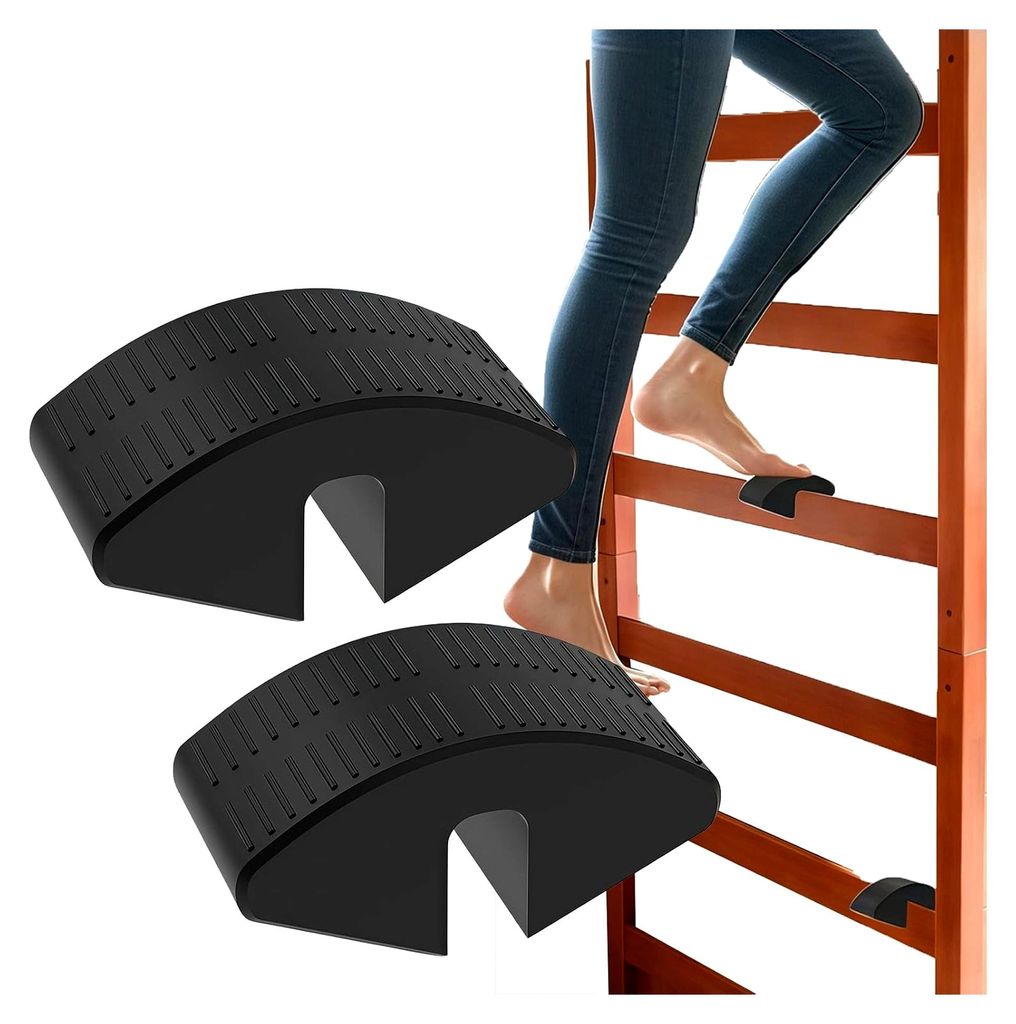2er Set Fußstützen für Hochbettleitern, langlebige Kunststoff-Treppenpads mit rutschfester Oberfläche für Hochbetten