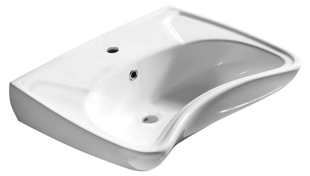 HANDICAP Keramik-Waschtisch 59,5x45,6 cm, für Behinderte, Produktbild 