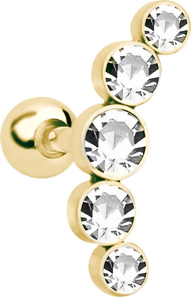 Ohrstecker, modisches, einzigartiges Design, eleganter Ohrclip aus Metall für den Außenbereich-Golden