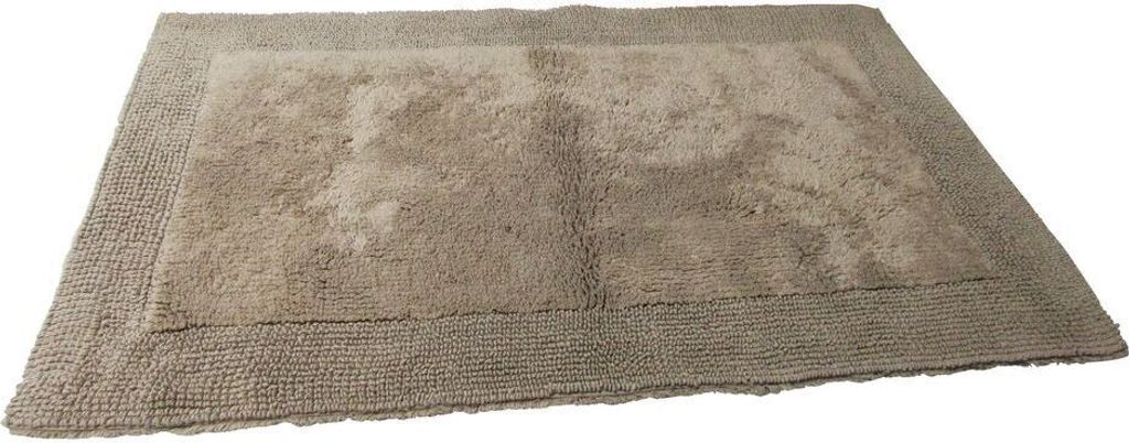 Batex Badematte Badteppich Badvorleger Duschvorleger Badezimmerteppich 60x100cm Duo-Flor taupe