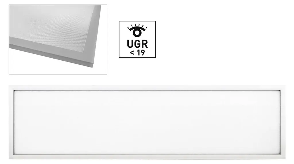 Dalle LED 30x120 cm Alcapower 40W 4000lm blanc neutre pour faux plafond