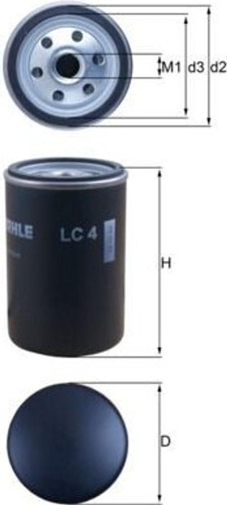 Luftfilter MAHLE LC 4