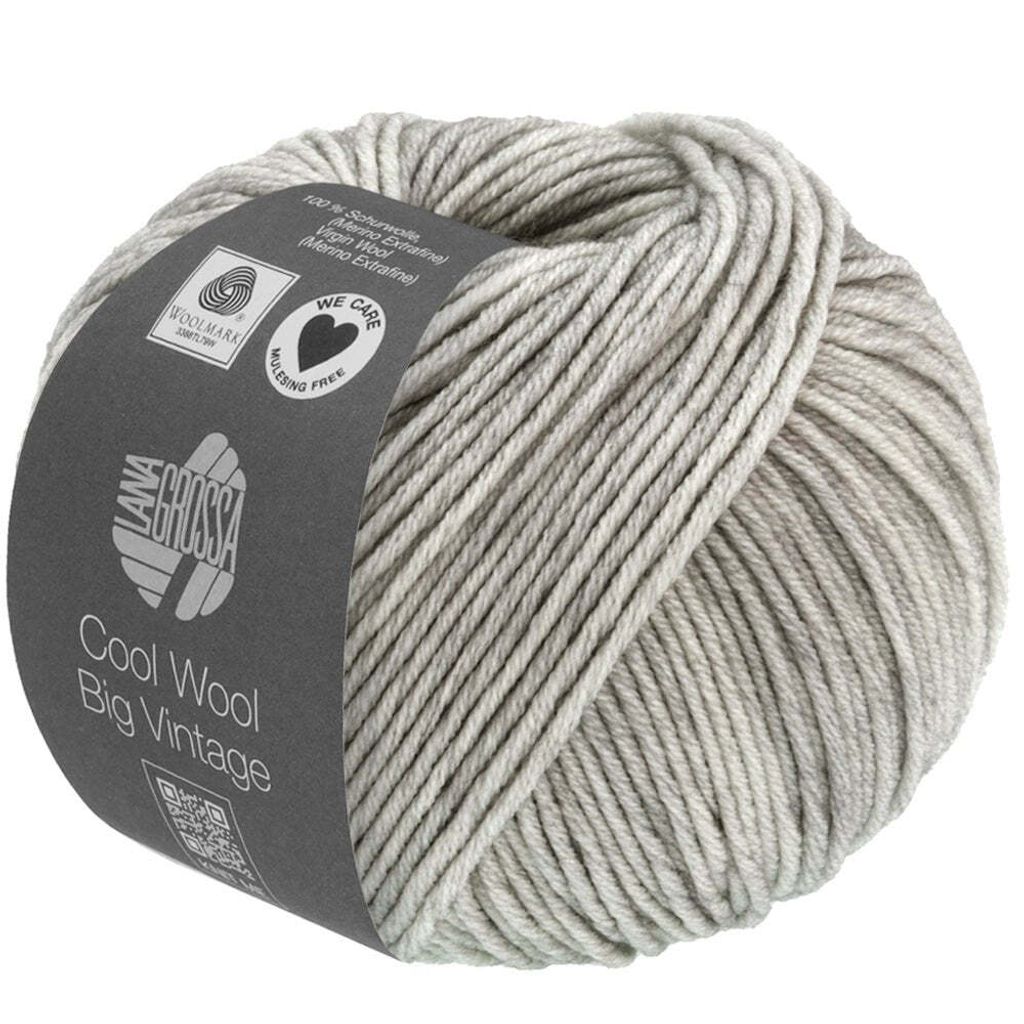 Lana Grossa - Cool Wool Big Vintage 7169 hellgrau Produktbild 