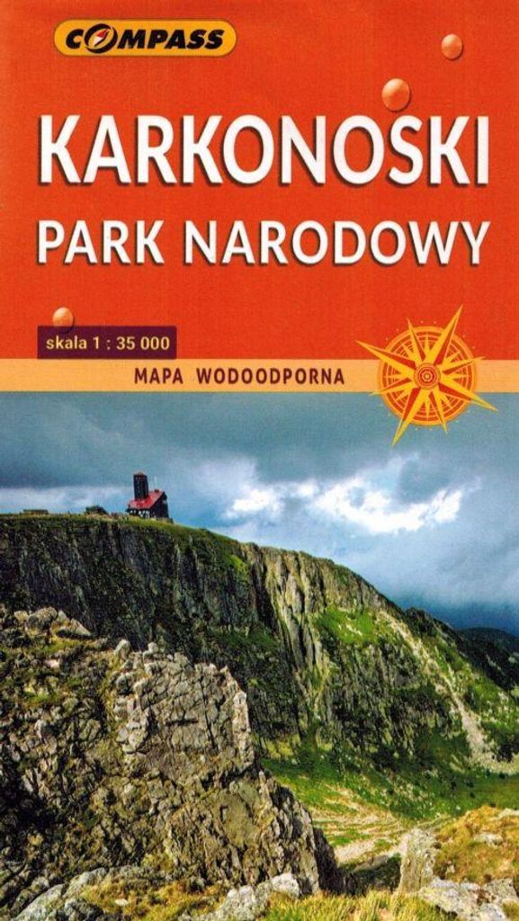 Nationalpark Riesenwald 1:35.000. Laminierte Taschenkarte. Kompass.