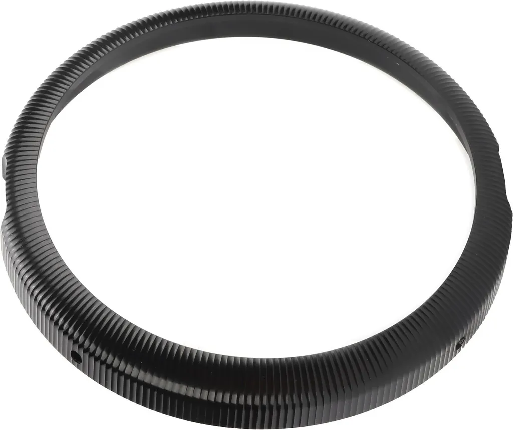 Couverture de phare moto 7 pouces noire pour personnalisation Touring
