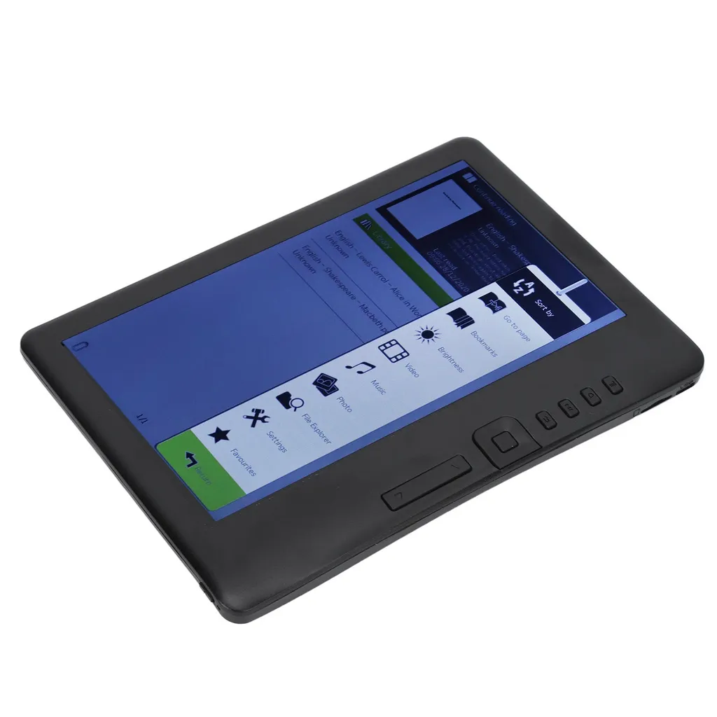 Liseuse Numérique E-Reader 7 Pouces Écran Couleur Haute Résolution Noir - 5