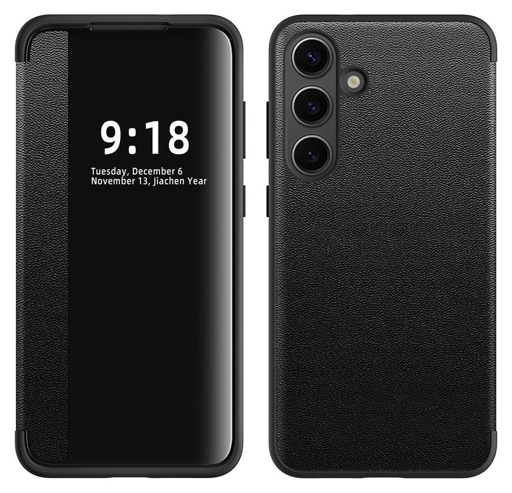 Für Samsung Galaxy S25 5G View Spiegel Handy Smart Cover Produktbild 