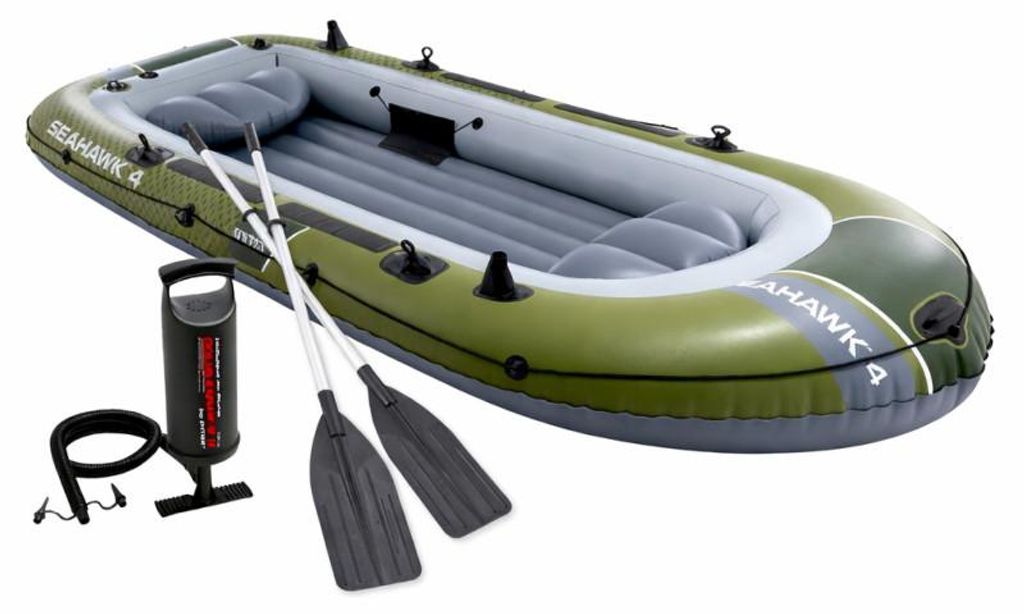 Gommone gonfiabile Seahawk 4 per 4 persone, pompa e 2 remi Immagine del prodotto 