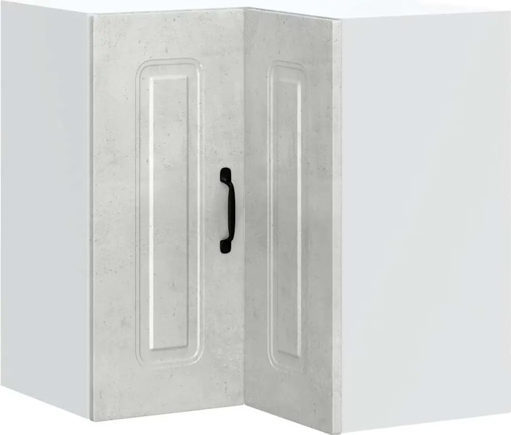 Parete Attrezzata Cucina Kalmar Grigio Cemento - Look Urban vidaXL